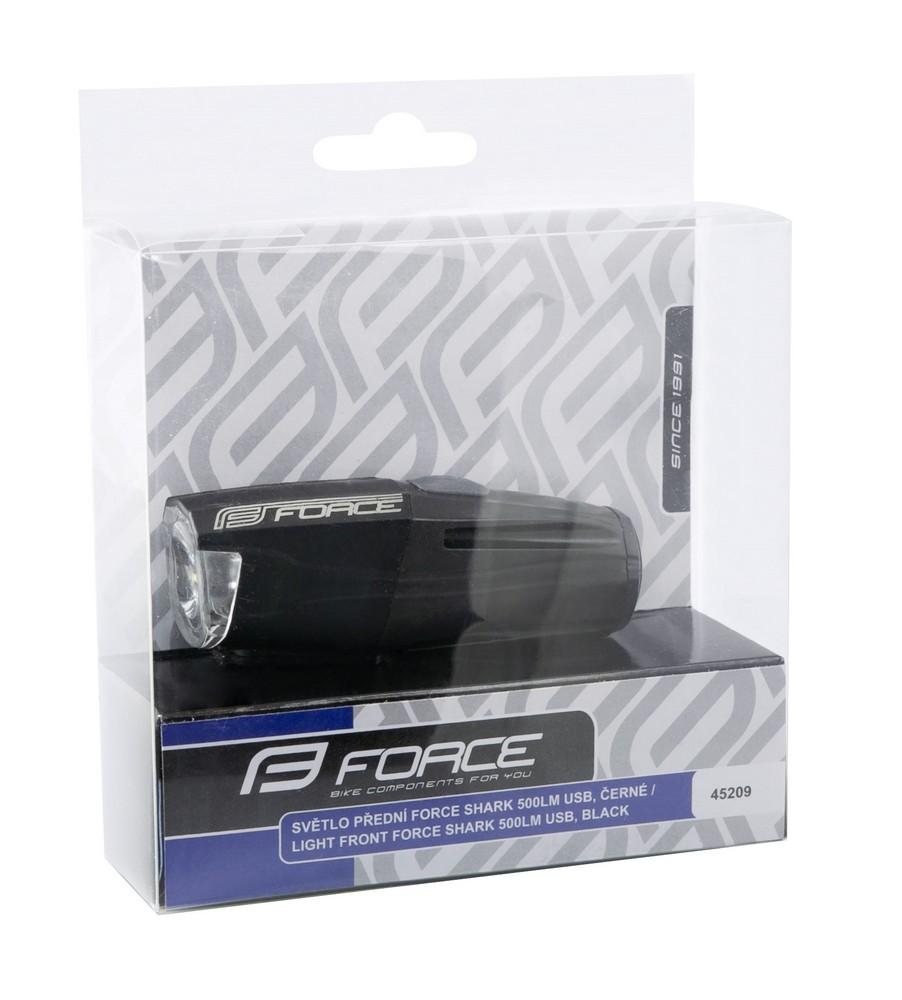 Fara fata Force SHARK 500LM USB photo 3