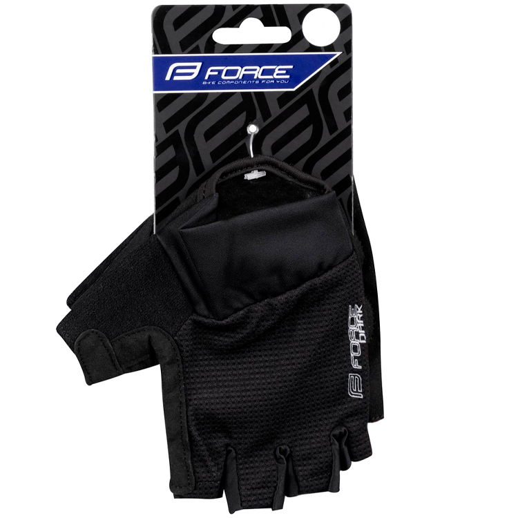 Manusi pentru bicicleta Force DARK Negru 90509 photo 2