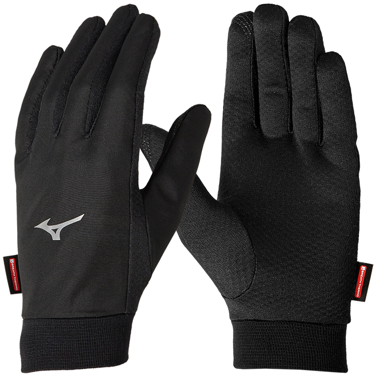 Перчатки для бега Mizuno Wind Guard Glove Чёрный photo 1 Перчатки для бега Mizuno Wind Guard Glove Чёрный photo 1