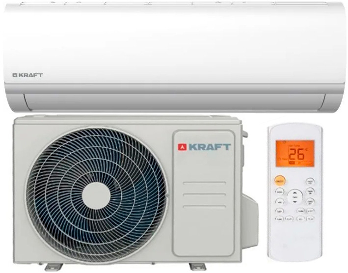 Aparat de aer conditionat Kraft KFMAX09 9000 BTU / 25 m2 / Standart / R32 / A photo 1 Aparat de aer conditionat Kraft KFMAX09 9000 BTU / 25 m2 / Standart / R32 / A photo 1