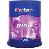 Verbatim DataLifePlus DVD+R AZO 4.7GB 16X MATT SILVER SURFAC - Spindle 100pcs. thumbnav 1