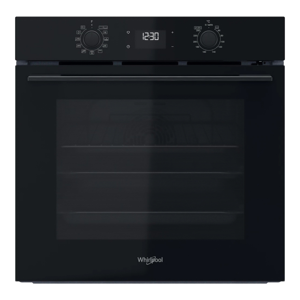 Встраиваемый духовой шкаф Whirlpool OMK58RU0B / 71 л. / A+ / Черный photo 1