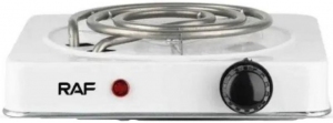 Plita de masa electrica Raf R8010B, 1 arzatoare, 1000 W, Alb thumbnav 2