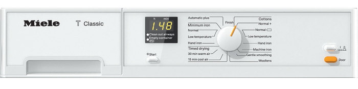 Сушильная машина Miele TDA140C / 7 кг / B / Белый лотос photo 3