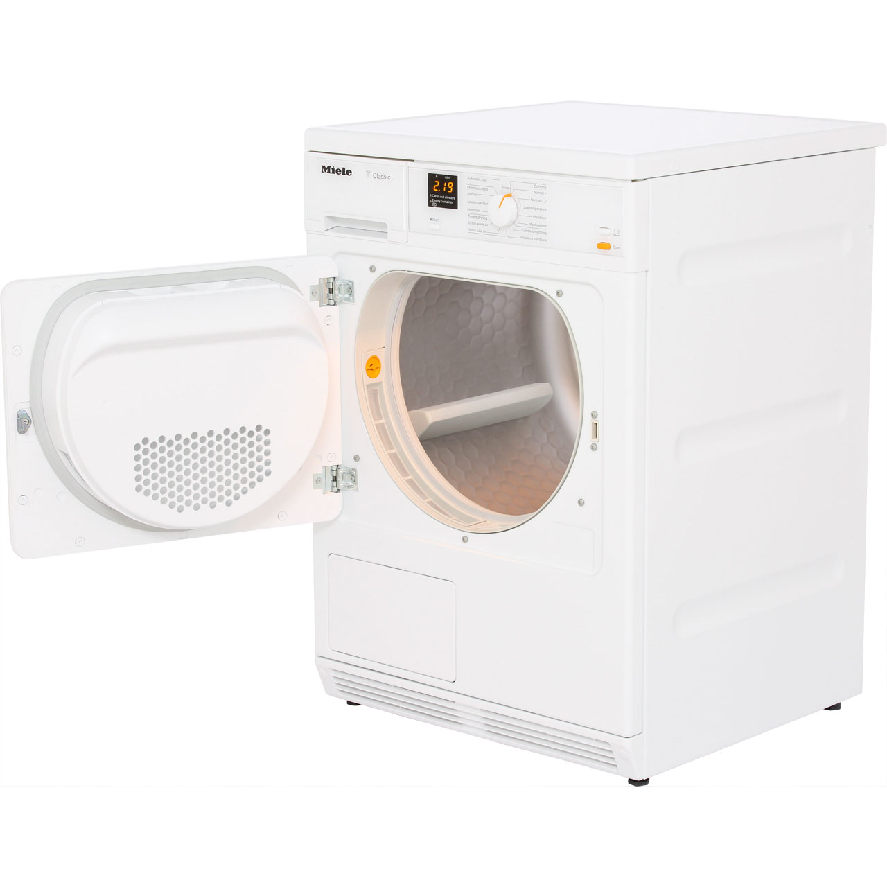 Сушильная машина Miele TDA140C / 7 кг / B / Белый лотос photo 5