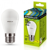 Bec LED Ergolux LED-G45-11W-E27-3K thumbnav 1