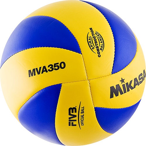 Minge voley Mikasa MVA350L / Marimea 5 / Galben-albastru photo 1