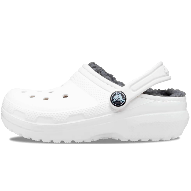 Slapi Crocs Classic Lined Clog K / 32-33 cm / Alb photo 1 Slapi Crocs Classic Lined Clog K / 32-33 cm / Alb photo 1