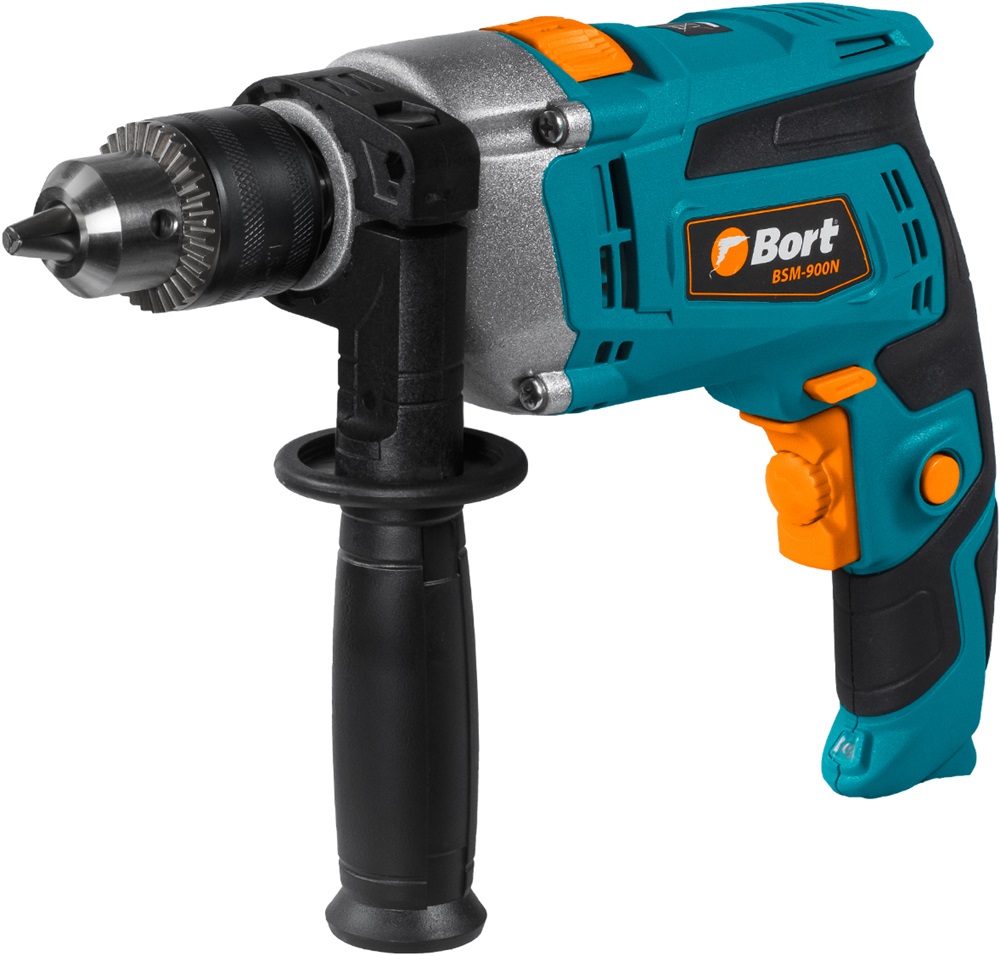 Дрель ударная Bort BSM900N photo 1