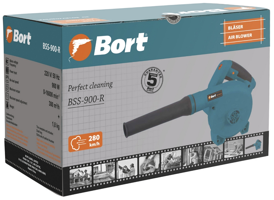 Садовый пылесос-воздуходувка Bort BSS900R photo 7
