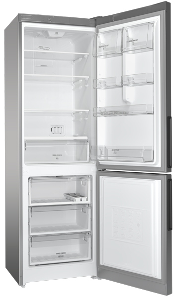 Холодильник двухдверный Hotpoint - Ariston HF 4180 S / 298 л / 185 см / A / Серый photo 3