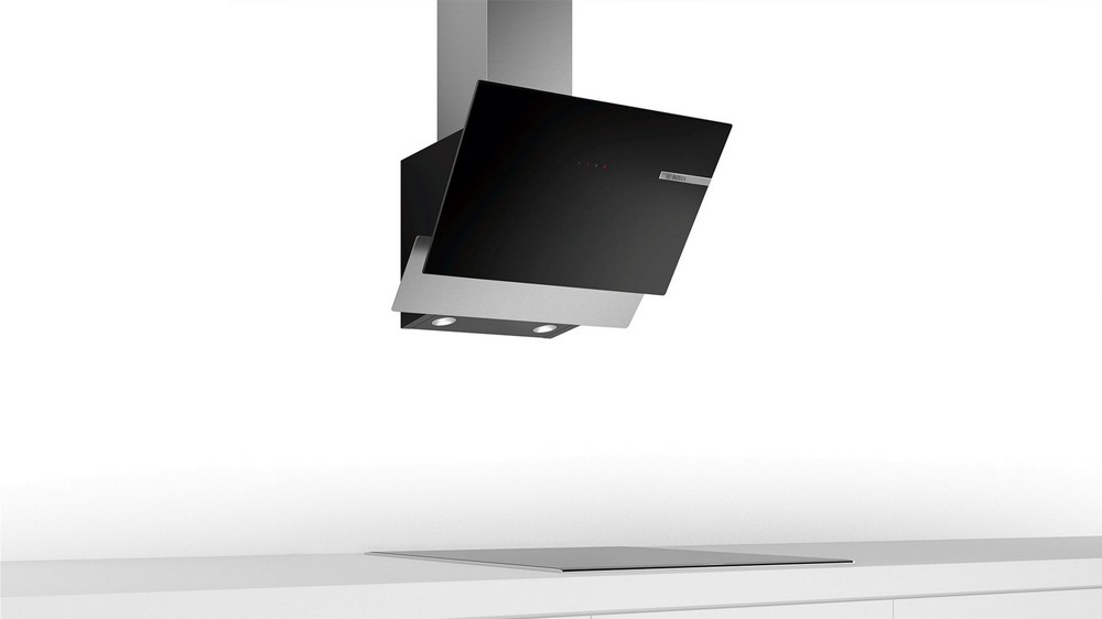Hota Bosch DWK66AJ60T / Inclinata / Pina la 24 m.p / Negru photo 4