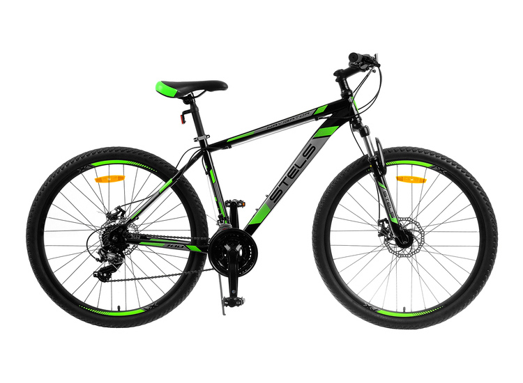 Bicicleta de munte STELS Navigator-700 V Negru-verde 19 photo 2