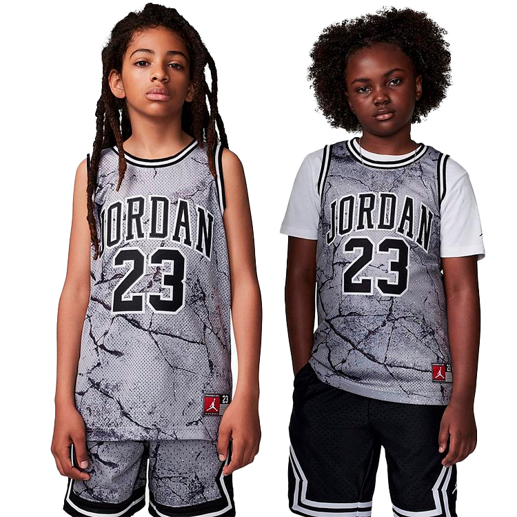 Майка Nike JDN JORDAN 23 AOP JERSEY / Мужской / S / Серый photo 2