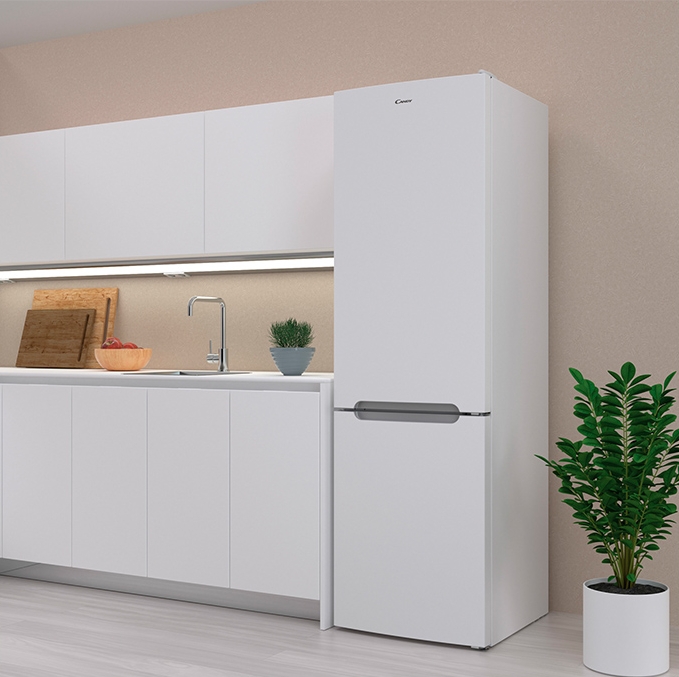 Frigider cu doua usi Candy CCRN 6200W / 370 l / 200 cm / A / Alb photo 3