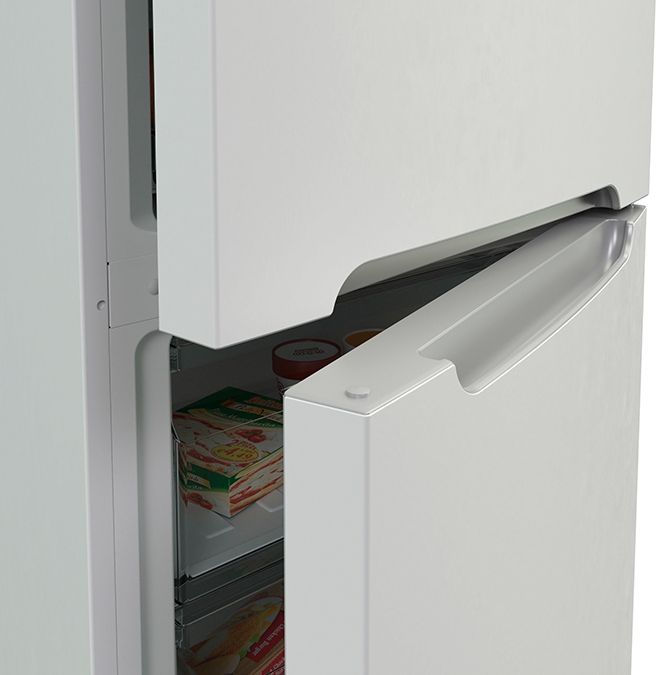 Frigider cu doua usi Candy CCRN 6200W / 370 l / 200 cm / A / Alb photo 4