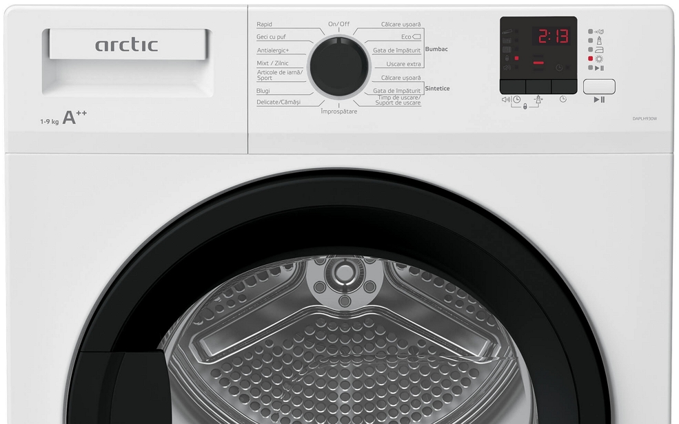 Сушильная машина Arctic DAPLH930W / 9 кг / A++ / Белый photo 3