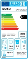 Сушильная машина Arctic DAPLH930W, 9 кг, A++ thumbnav 5