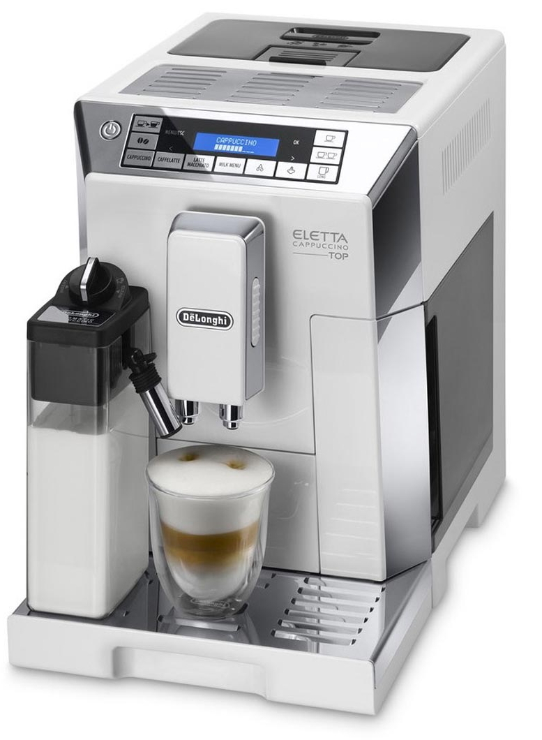 Aparat de cafea Espresso Delonghi ECAM 45.760.W / 15 bar / Espresso photo 1 Aparat de cafea Espresso Delonghi ECAM 45.760.W / 15 bar / Espresso photo 1