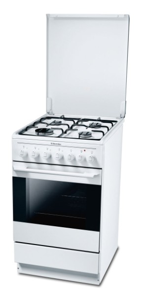 Газовая плита Electrolux EKK511510W / 4 конфорок / 50 см / Белый photo 1 Газовая плита Electrolux EKK511510W / 4 конфорок / 50 см / Белый photo 1