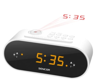 Радиочасы Sencor SRC3100W Цифровой / Белый / Моно photo 1 Радиочасы Sencor SRC3100W Цифровой / Белый / Моно photo 1