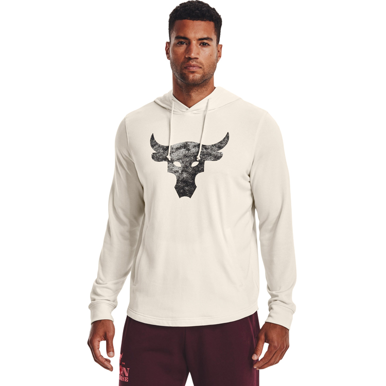Hanorac pt bărbați Under Armour UA Project Rock Terry HD S Bej photo 2