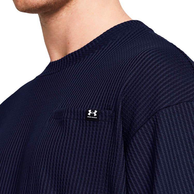 Tricou bărbătesc Under Armour UA Rival Waffle Crew L Albastru photo 5