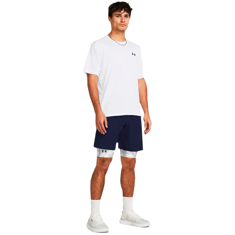 Sorti de bărbați Under Armour UA Tech Woven Wordmark Short M Albastru photo 5