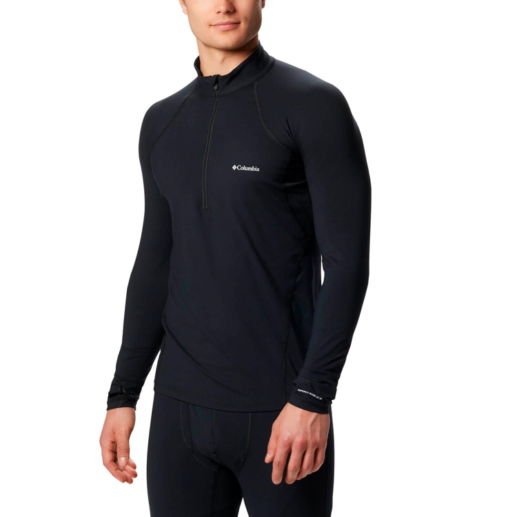 Термобельё Columbia Midweight Stretch Long Sleeve Half Zip XXL Черный Мужской photo 2