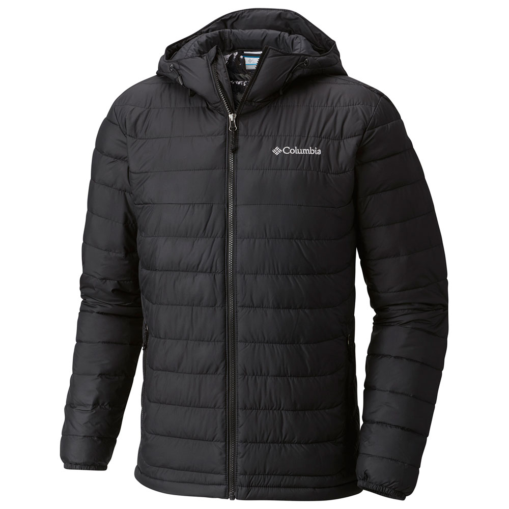 Geacă pt Barbati Columbia Powder Lite Hooded Jacket S Negru photo 2