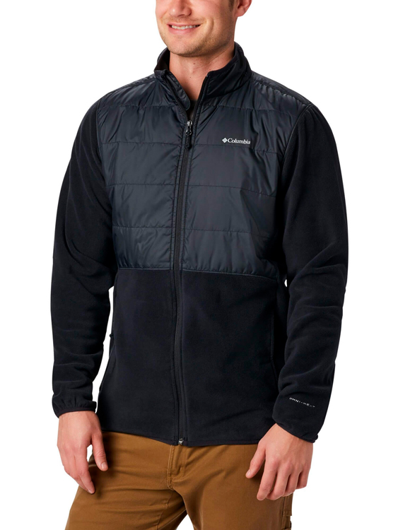 Hanorac pt bărbați Columbia Basin Butte Fleece Full Zip S Negru photo 1 Hanorac pt bărbați Columbia Basin Butte Fleece Full Zip S Negru photo 1