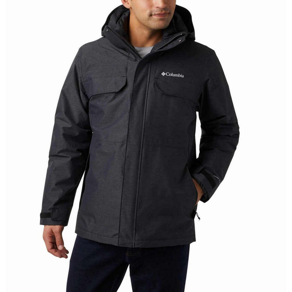 Geacă pt Barbati Columbia Cloverdale Interchange Jacket S Negru photo 1 Geacă pt Barbati Columbia Cloverdale Interchange Jacket S Negru photo 1