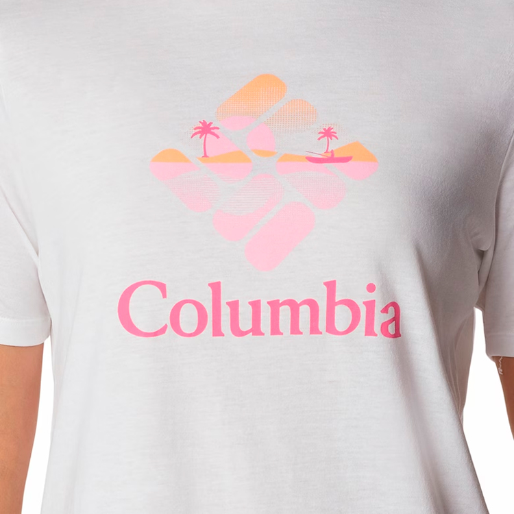 Tricou Columbia Bluebird Day Relaxed Crew Neck XS Alb Femei photo 5