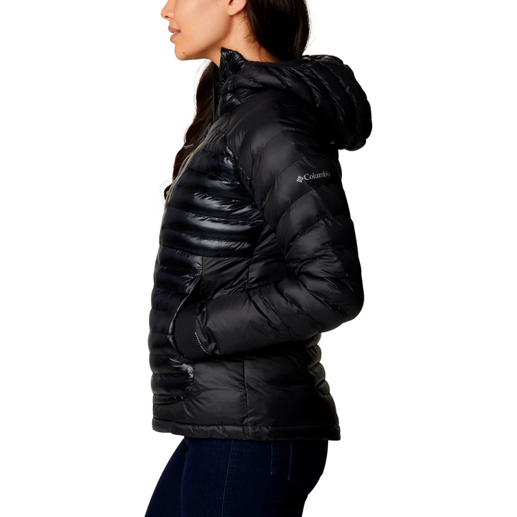 Scurta Columbia Labyrinth Loop Hooded Jacket XS Negru Femei photo 3