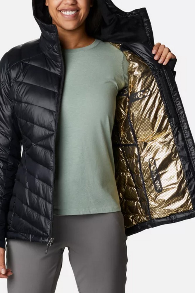 Scurta Columbia Joy Peak Hooded Jacket 34 Negru Femei photo 2