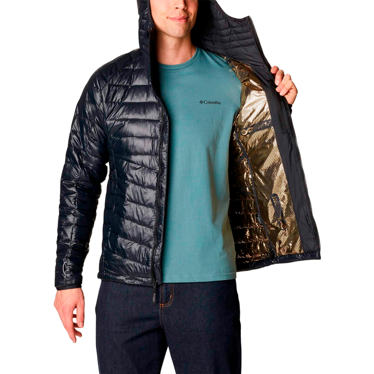 Куртка мужская Columbia Platinum Peak Hooded Jacket S Черный photo 4