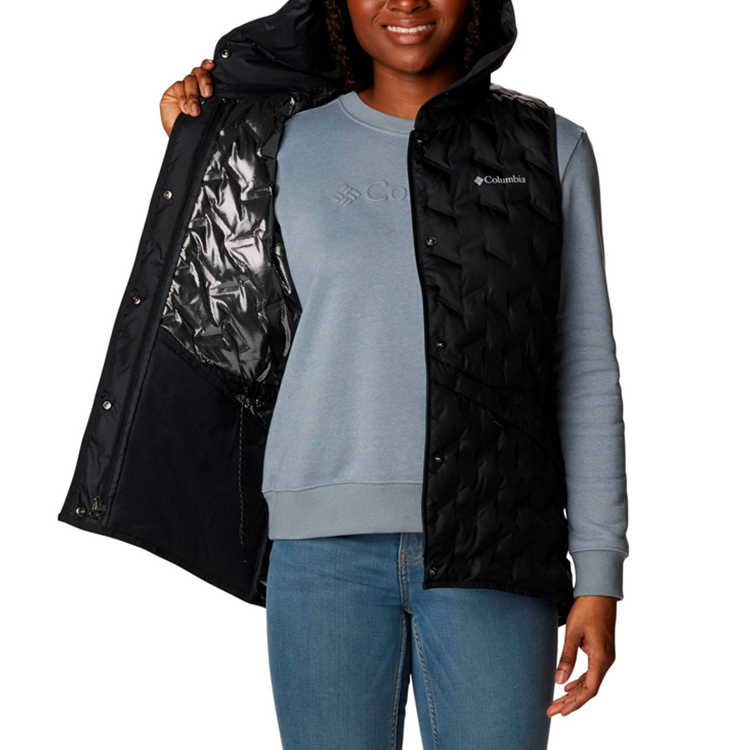 Vesta Columbia Delta Ridge Hooded Vest XS Negru Femei photo 4