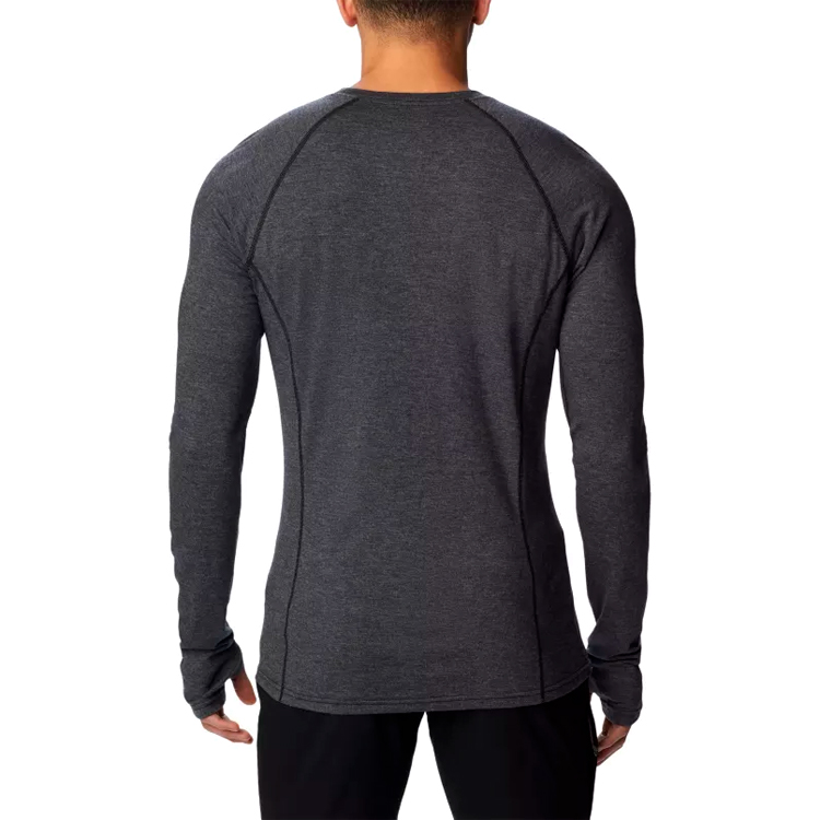 Tricou termica cu maneca lunga Columbia Tunnel Springs Wool Crew S Argintiu Barbati photo 3