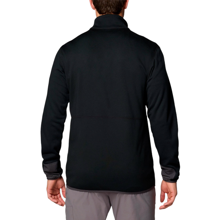 Hanorac pt bărbați Columbia Columbia Hike Full Zip II S Negru photo 4