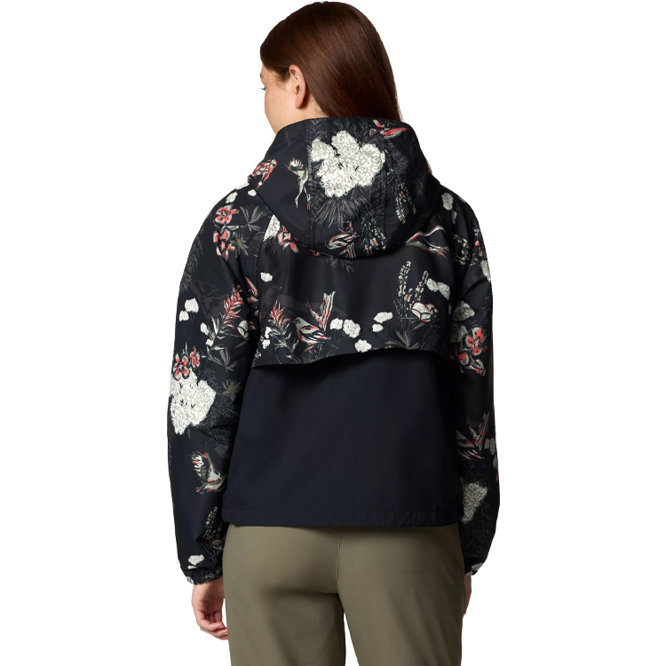 Scurta Columbia Spire Valley Printed Windbreaker XS Negru Femei photo 2