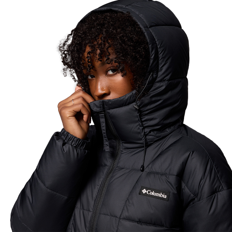 Scurta Columbia Pike Lake III Hooded Jacket XS Negru Femei photo 4