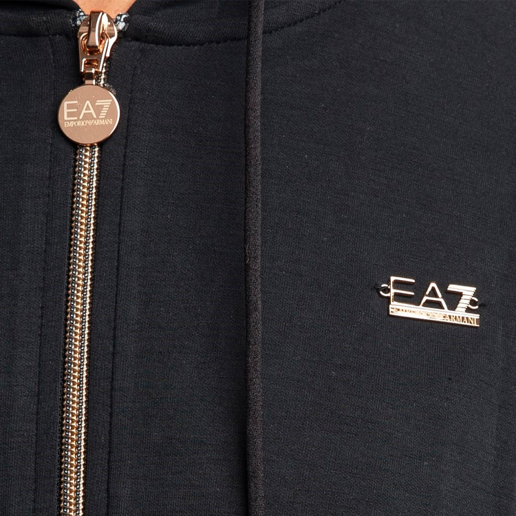 Hanorac EA7 EMPORIO ARMANI SWEATSHIRT XS Negru Femei photo 5