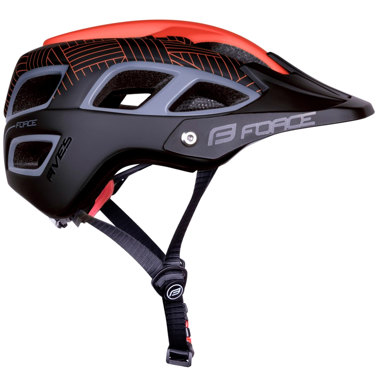 Casca de bicicleta Force AVES MTB Negru-rosu 90299910 photo 4