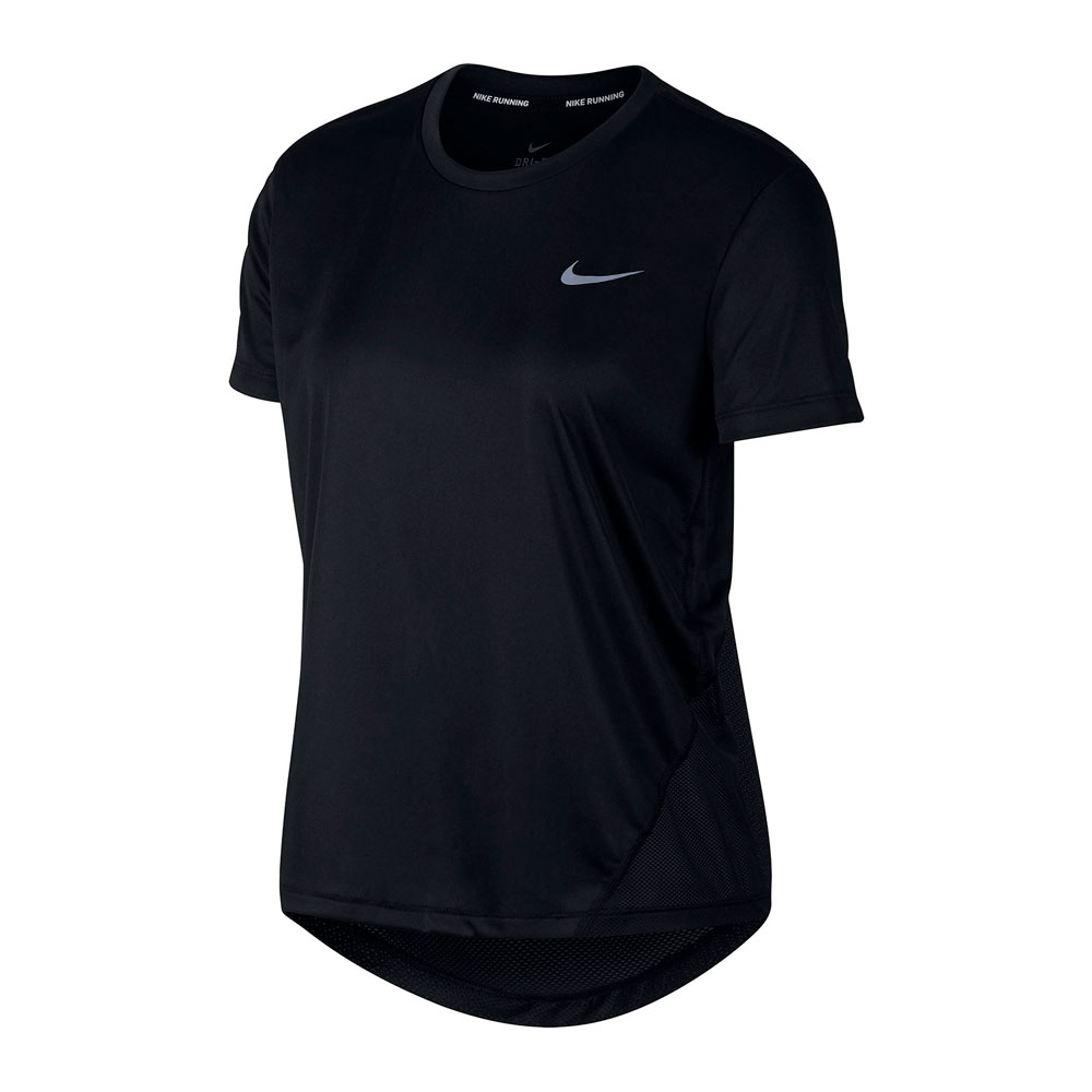 Tricou Nike W NK MILER TOP SS / Femei / L / Negru photo 1 Tricou Nike W NK MILER TOP SS / Femei / L / Negru photo 1