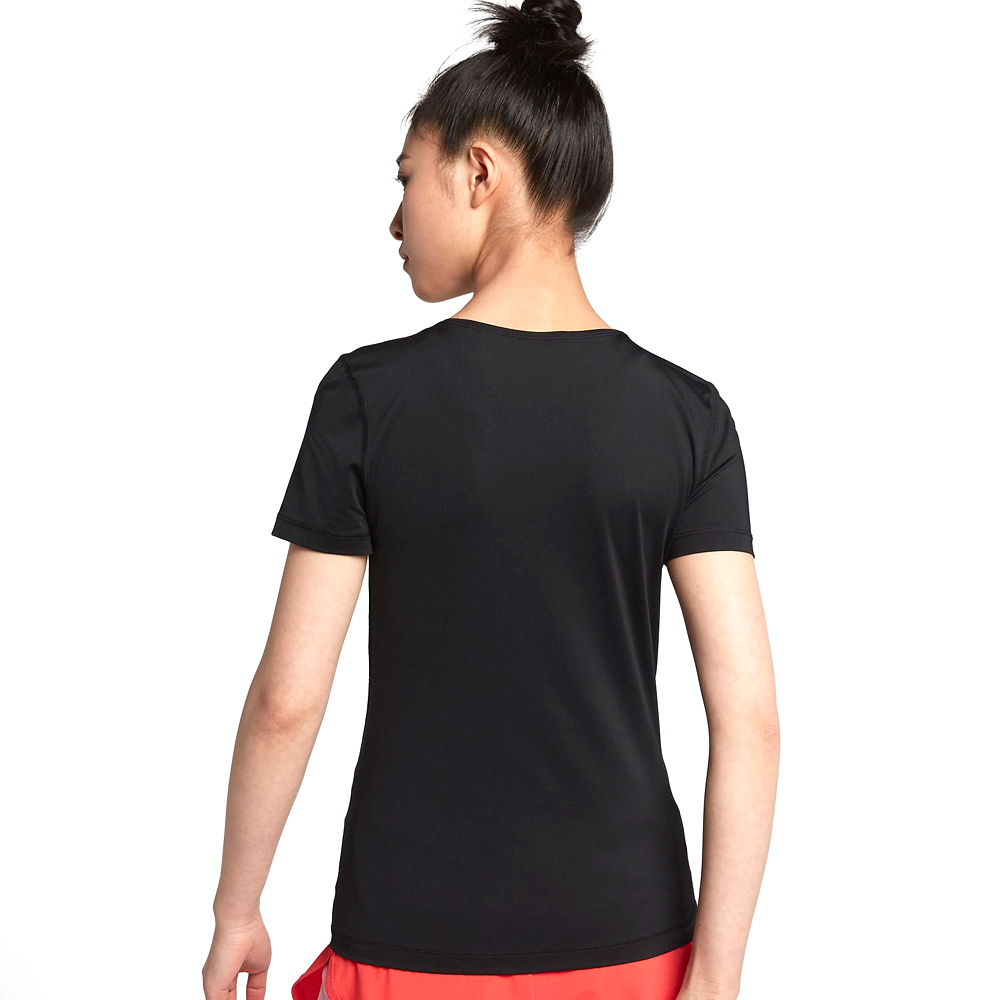 Tricou Nike W NP TOP SS ALL OVER MESH / Femei / L / Negru photo 2