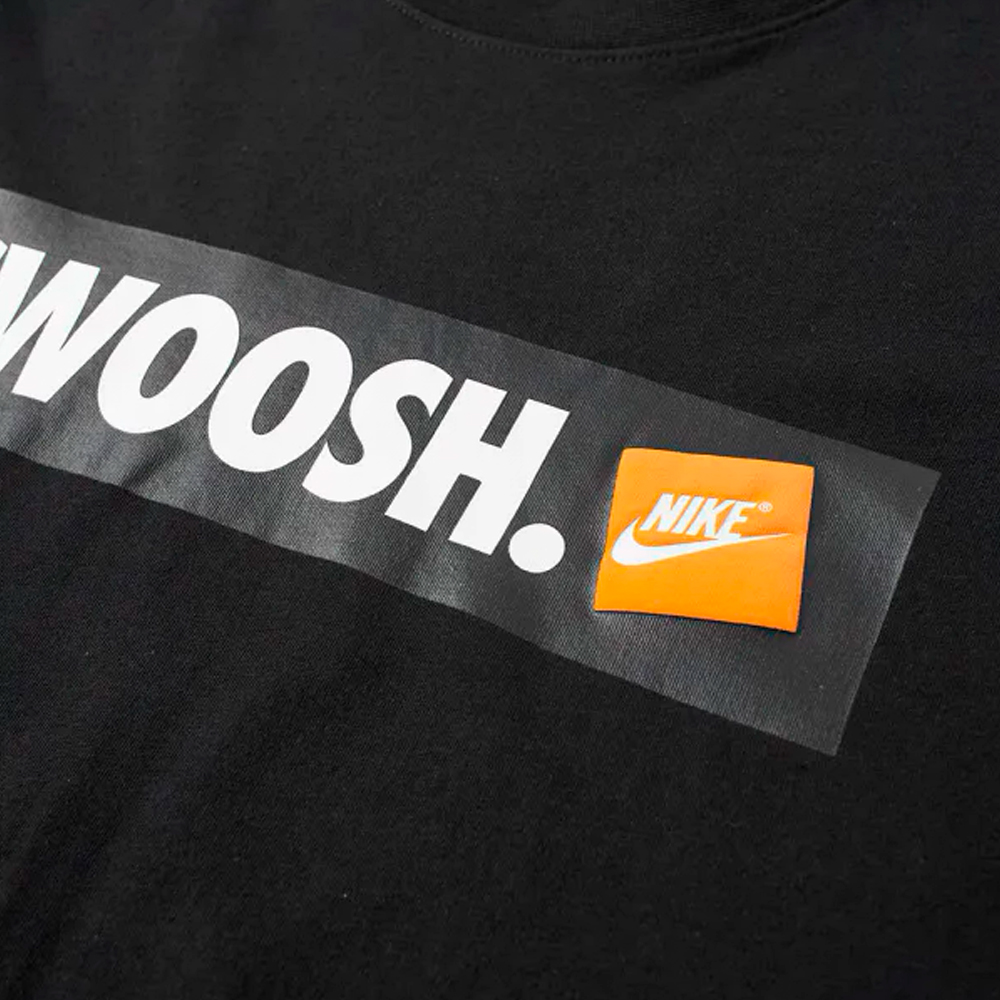 Tricou bărbătesc Nike TEE SWOOSH BMPR STKR L Negru photo 3
