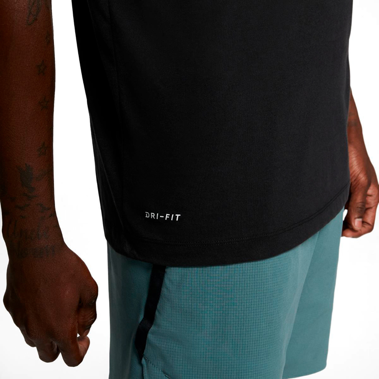 Tricou bărbătesc Nike M NK DRY TEE DFC CREW SOLID L Negru photo 2