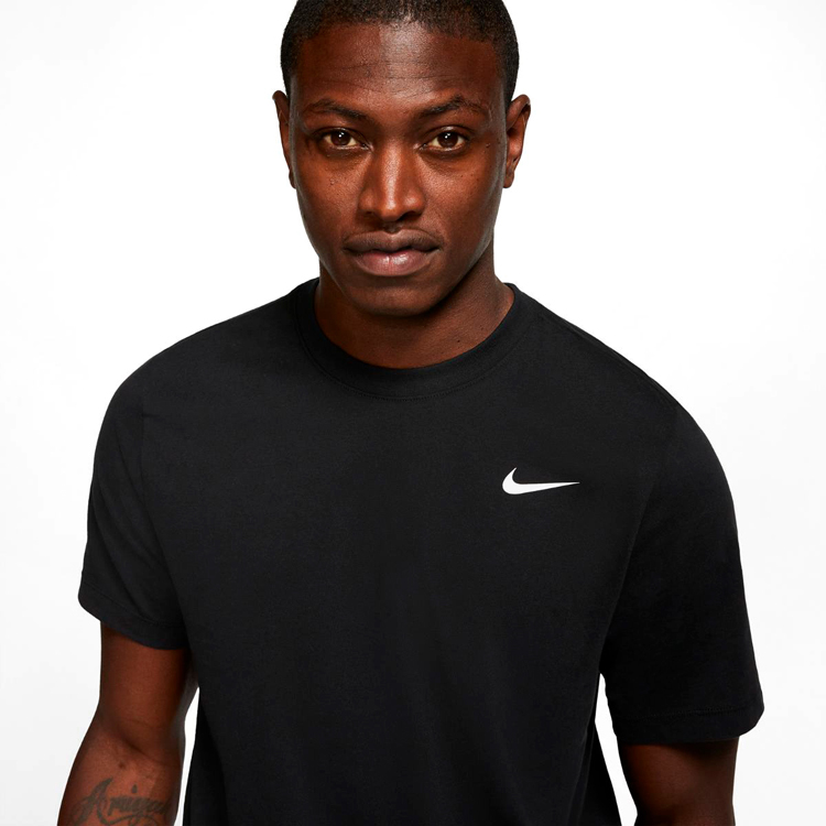 Tricou bărbătesc Nike M NK DRY TEE DFC CREW SOLID L Negru photo 3