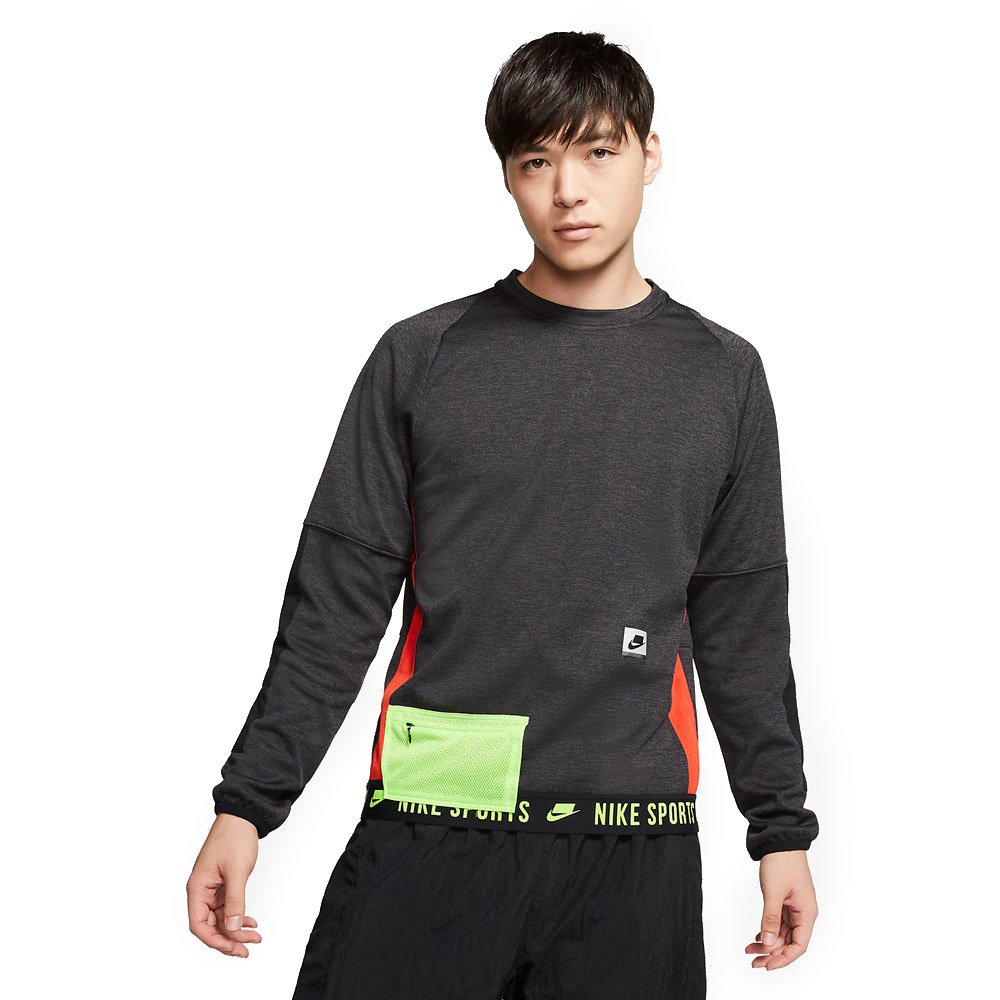 Hanorac pt bărbați Nike M NK THRMA CREW PX L Negru photo 2