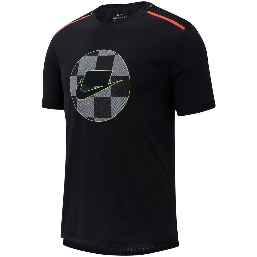 Футболка мужская Nike M NK WILD RUN TOP SS MESH L Черный photo 1 Футболка мужская Nike M NK WILD RUN TOP SS MESH L Черный photo 1
